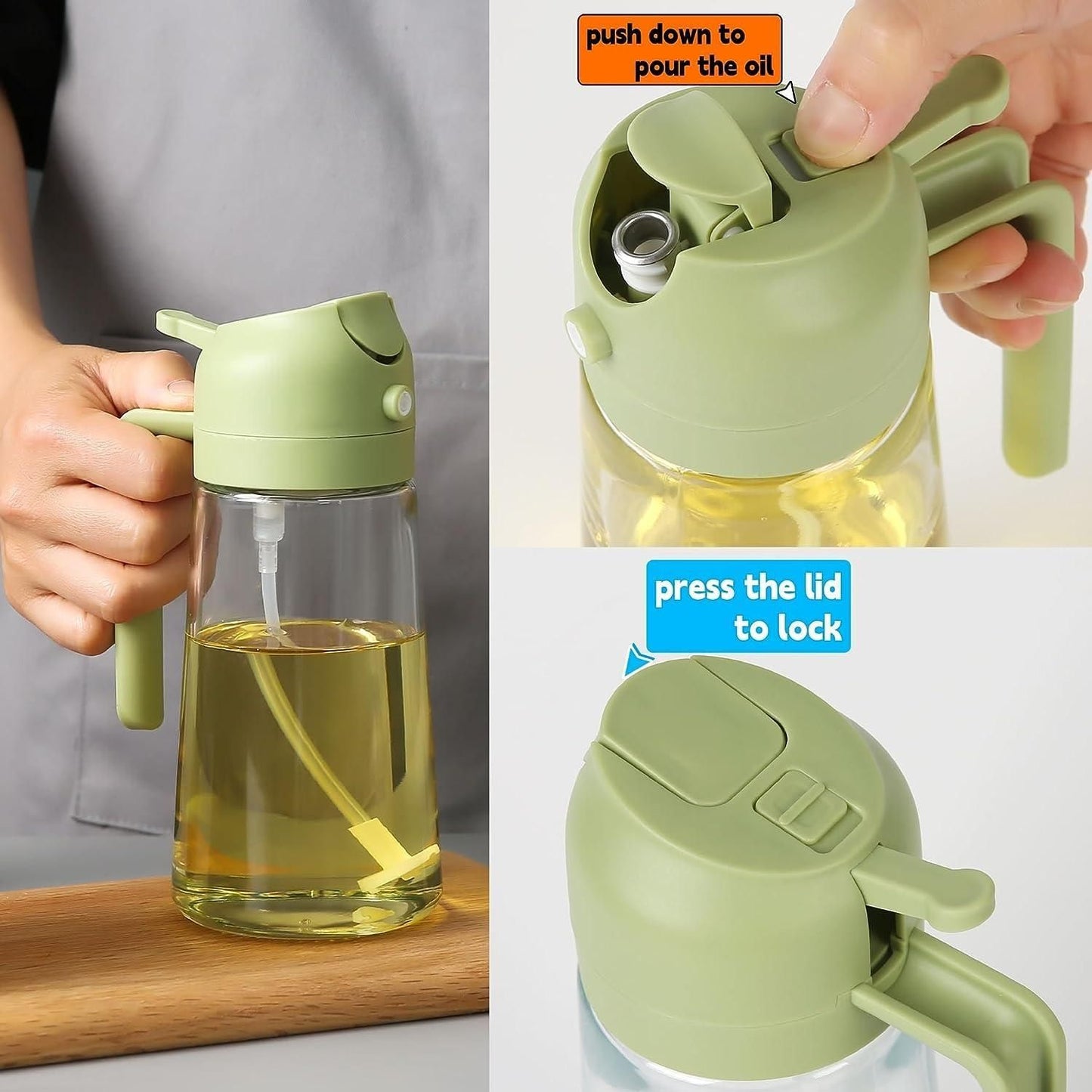 Healthy Cooking Mist Bottle - Cook with Less Oil. Limited Offer